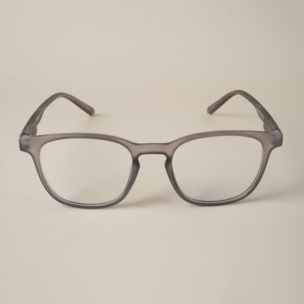 Voyage Air Grey Square Eyeglasses for Men & Women - MG4734-C8