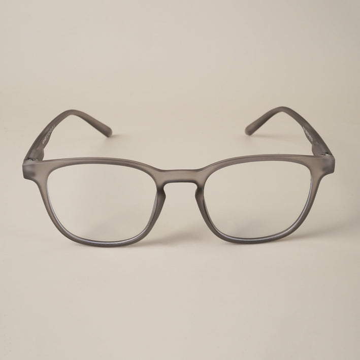 Voyage Air Grey Square Eyeglasses for Men & Women - MG4734-C8