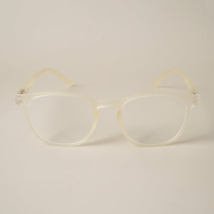 Voyage Air Light Yellow Square Eyeglasses for Men & Women - MG4728-C2