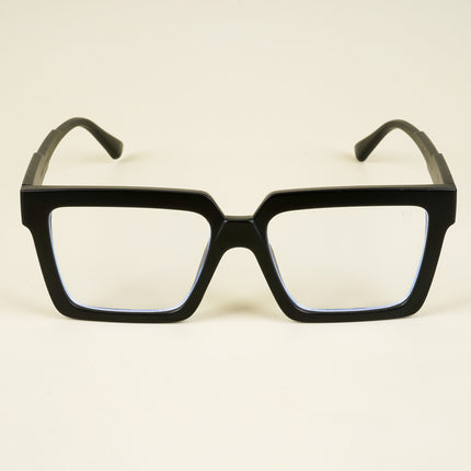 Voyage Goat Matt Black Wayfarer Eyeglasses for Men & Women - MG5165-C3