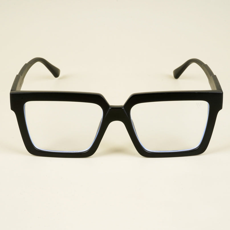 Voyage Goat Matt Black Wayfarer Eyeglasses for Men & Women - MG5165-C3