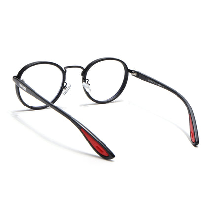 Voyage Comic Grey Round Eyeglasses for Men & Women - MG6669-C2