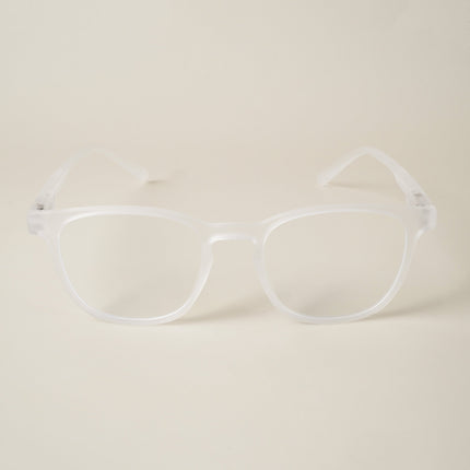 Voyage Air Clear Square Eyeglasses for Men & Women - MG4737-C10