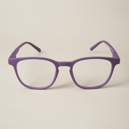 Voyage Air Purple Square Eyeglasses for Men & Women - MG4731-C5