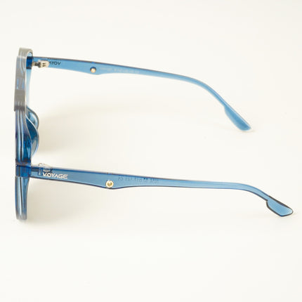 Wayfarer Polarized Sunglasses (Black Lens | Blue Frame - PMG4999)