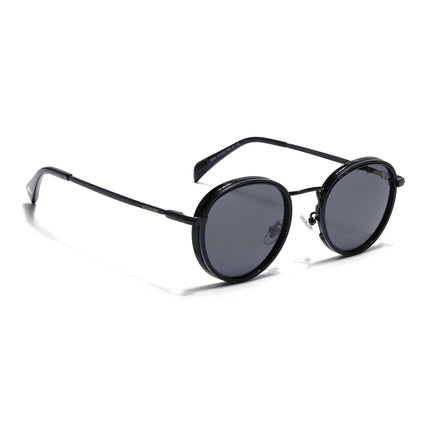 Captain | Matte Black Wayfarer Polarized Sunglasses - PMG3980