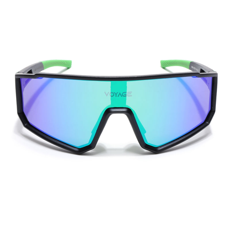 Drift Polarized Sunglasses (Multicolor Lens | Black Frame - PMG6059)