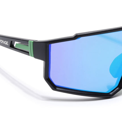 Drift Polarized Sunglasses (Multicolor Lens | Black Frame - PMG6059)