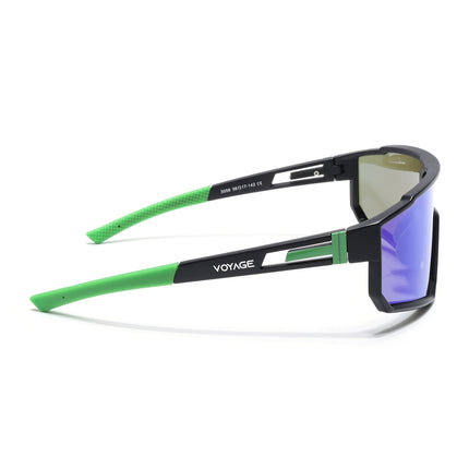 Drift Polarized Sunglasses (Multicolor Lens | Black Frame - PMG6059)