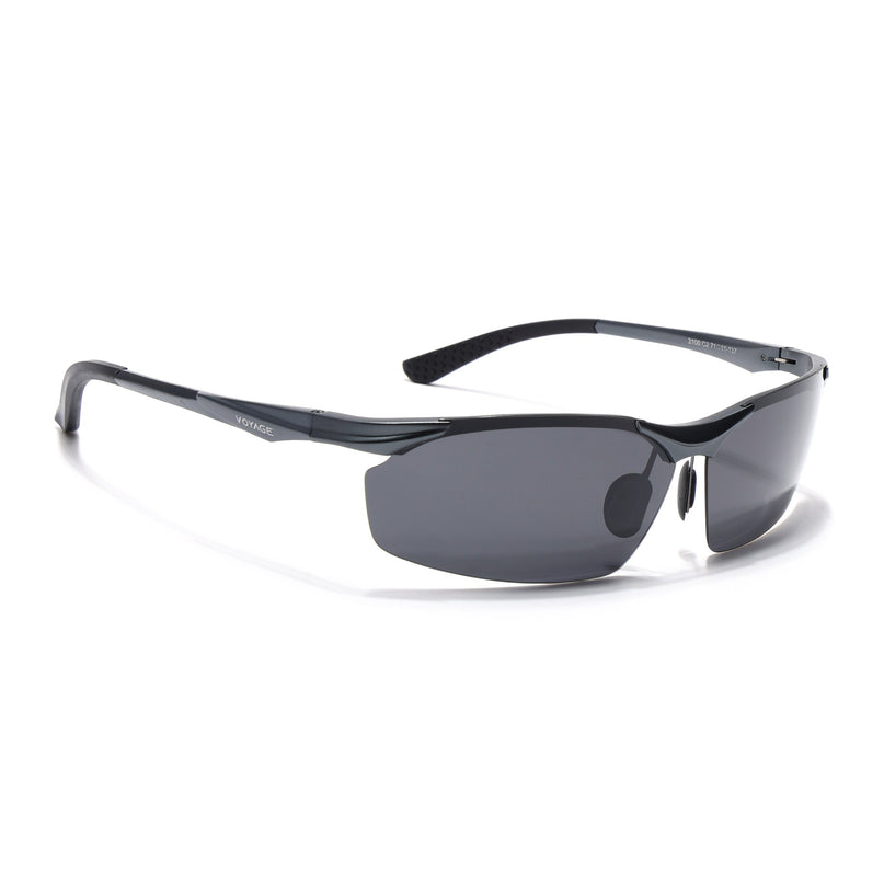 Turbo Aluminium | Gunmetal Black Polarized Sunglasses - PMG4646