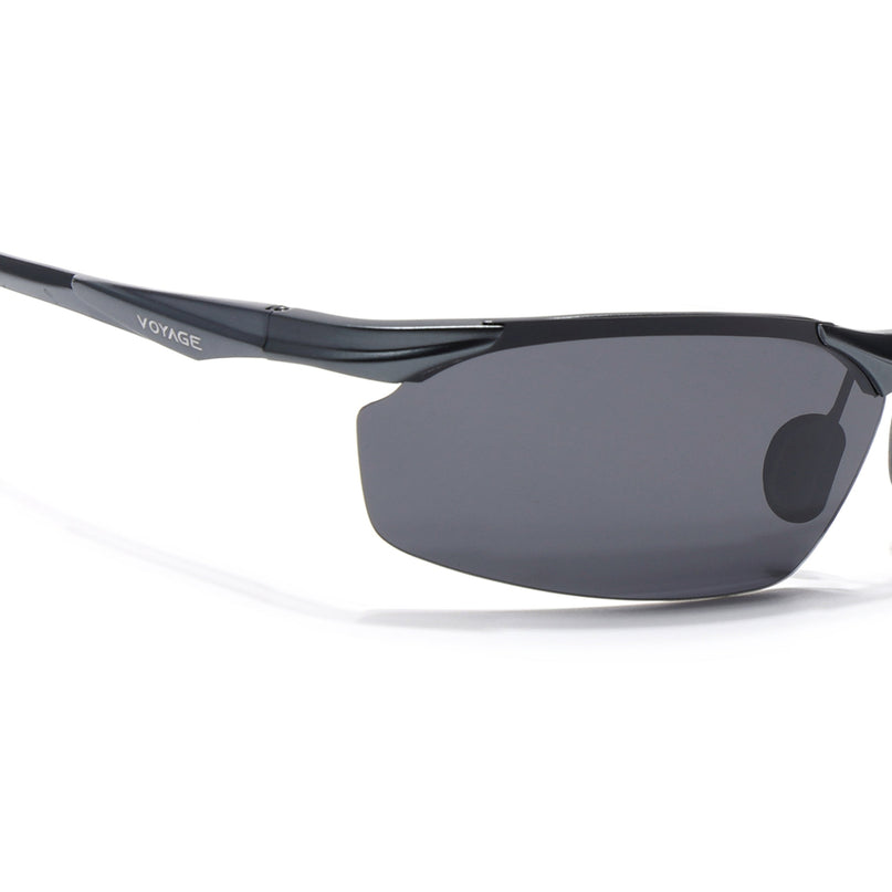 Turbo Aluminium | Gunmetal Black Polarized Sunglasses - PMG4646