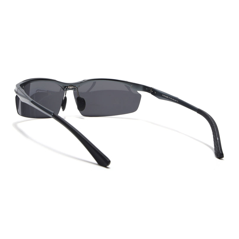 Turbo Aluminium | Gunmetal Black Polarized Sunglasses - PMG4646