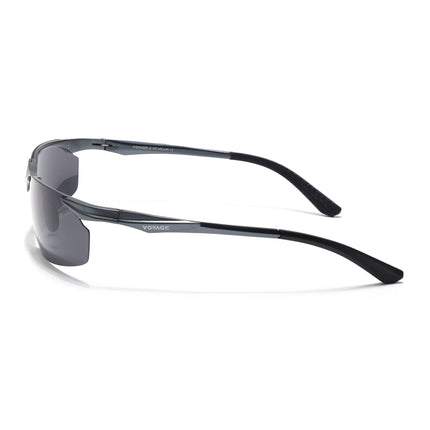 Turbo Aluminium | Gunmetal Black Polarized Sunglasses - PMG4646