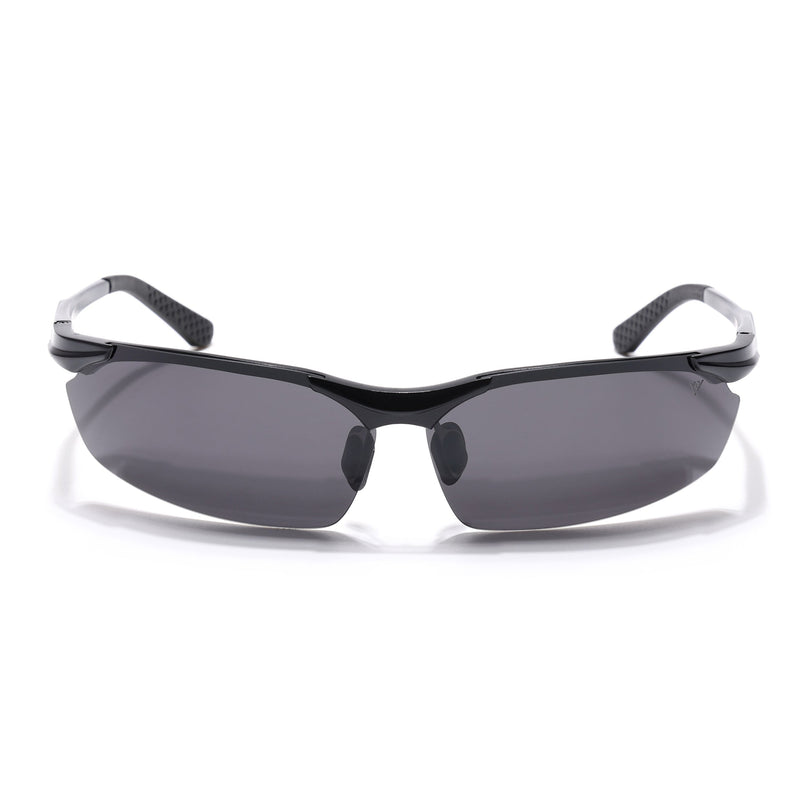 Turbo Aluminium | Black Polarized Sunglasses - PMG4647