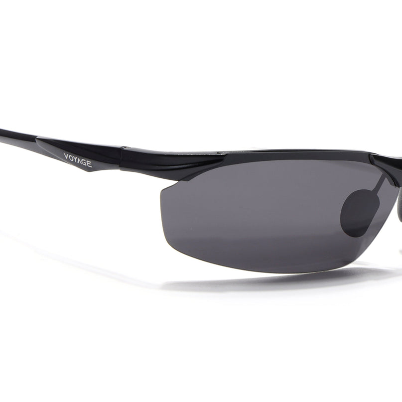 Turbo Aluminium | Black Polarized Sunglasses - PMG4647