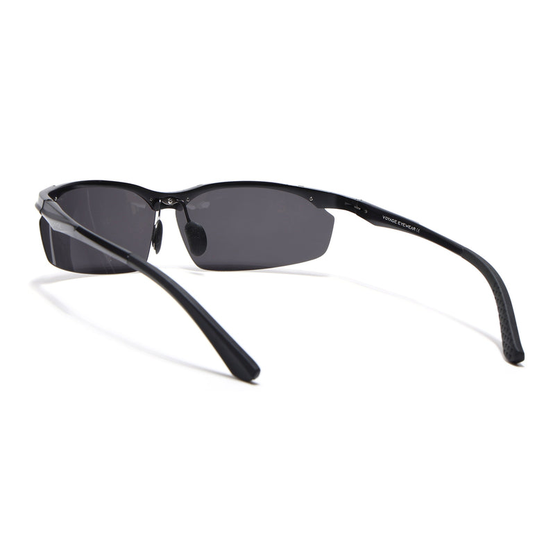 Turbo Aluminium | Black Polarized Sunglasses - PMG4647
