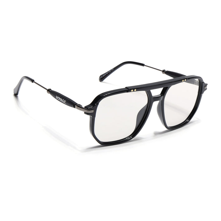 Voyage Exclusive Black Wayfarer Eyeglasses for Men & Women - MG5439-C1