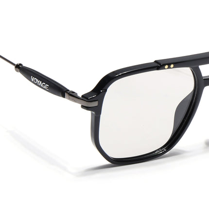 Voyage Exclusive Black Wayfarer Eyeglasses for Men & Women - MG5439-C1