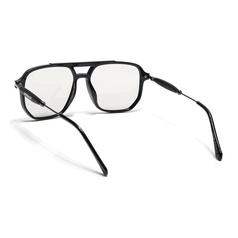 Voyage Exclusive Black Wayfarer Eyeglasses for Men & Women - MG5439-C1