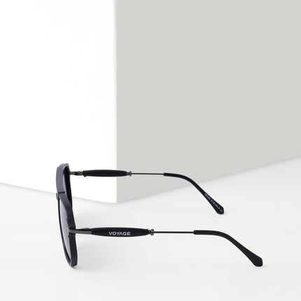 Wayfarer Polarized Sunglasses (Matt Black Lens | Black Frame - PMG5441)
