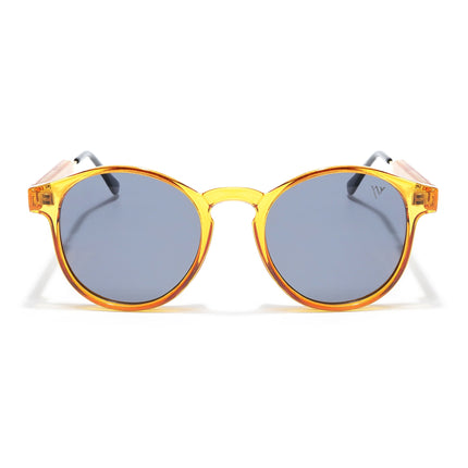 Bettle | Orange Round Sunglasses - MG3879