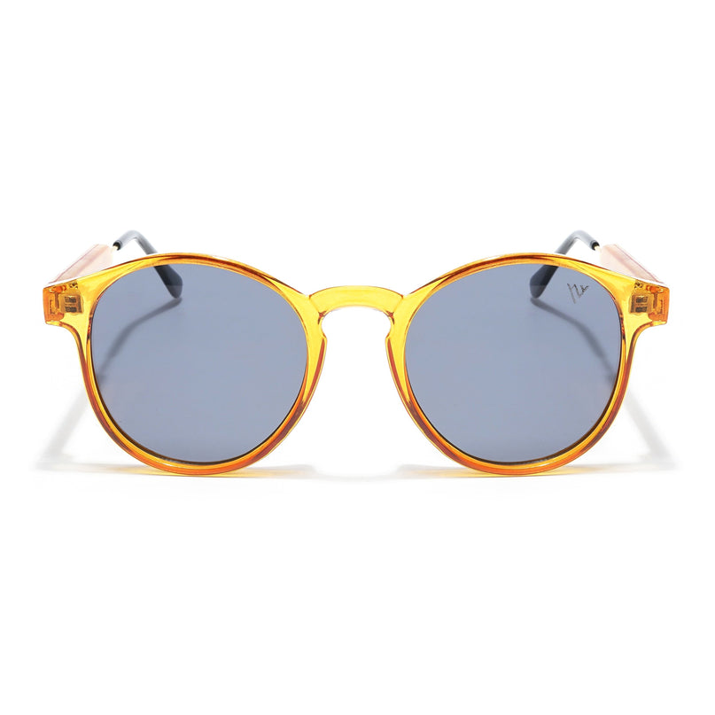 Bettle | Orange Round Sunglasses - MG3879