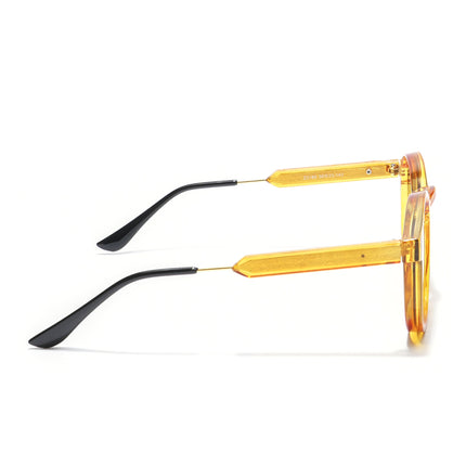 Bettle | Orange Round Sunglasses - MG3879