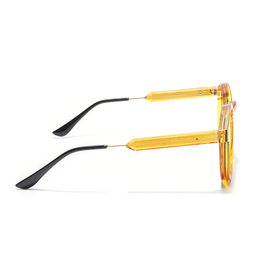 Bettle | Orange Round Sunglasses - MG3879