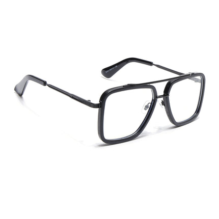 Voyage Black Wayfarer Eyeglasses for Men & Women - MG5214-C1