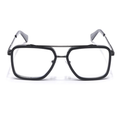 Voyage Black Wayfarer Eyeglasses for Men & Women - MG5214-C1