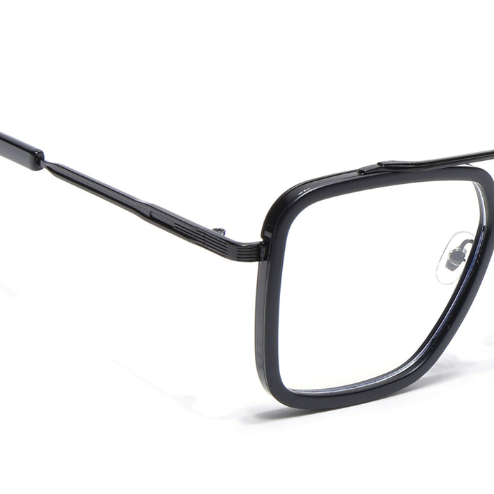 Voyage Black Wayfarer Eyeglasses for Men & Women - MG5214-C1