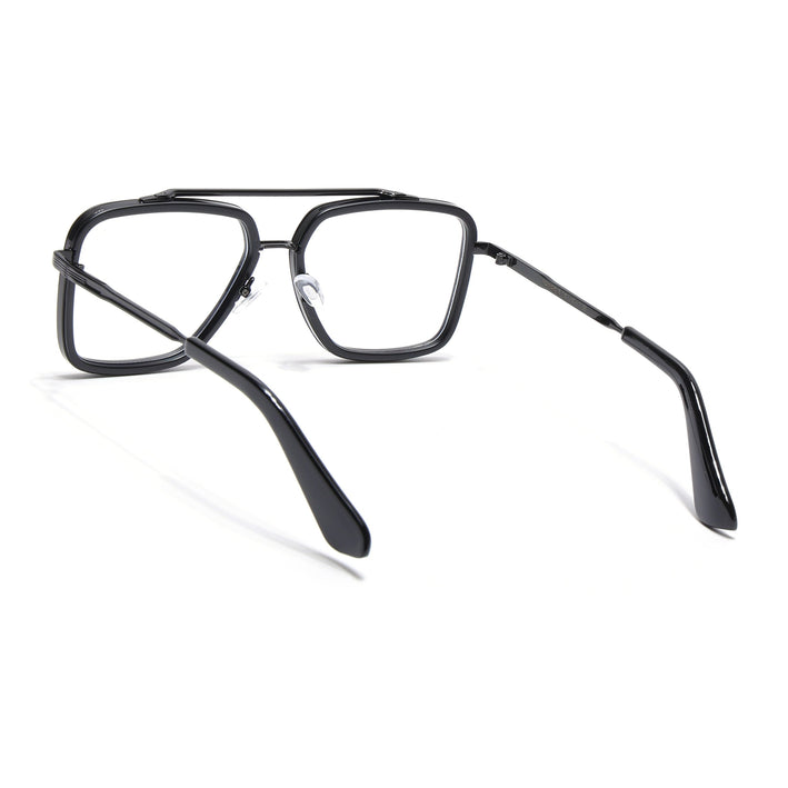 Voyage Black Wayfarer Eyeglasses for Men & Women - MG5214-C1