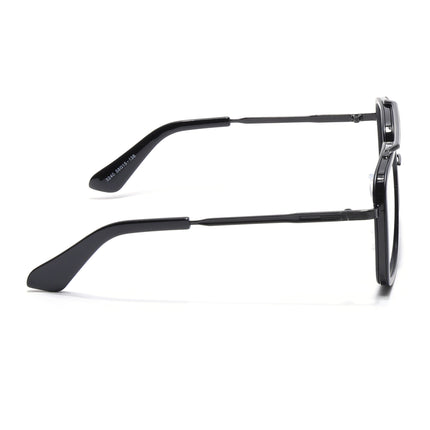 Voyage Black Wayfarer Eyeglasses for Men & Women - MG5214-C1