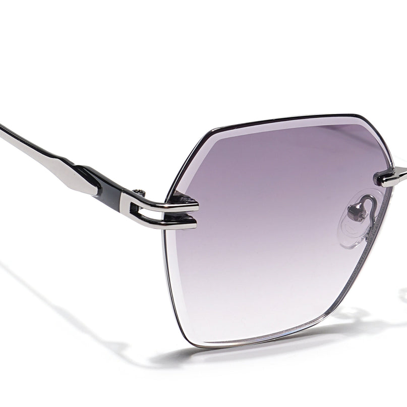 Voyage Select Over Size Sunglasses (Grey & Clear Lens | Grey Frame - SLMG6253)