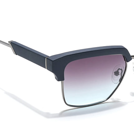 Voyage Select Square Polarized Sunglasses (Grey & Blue Lens | Navy Blue & Grey Frame - SLPMG6295)