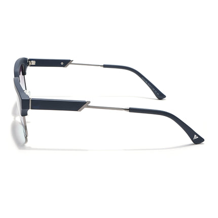 Voyage Select Square Polarized Sunglasses (Grey & Blue Lens | Navy Blue & Grey Frame - SLPMG6295)