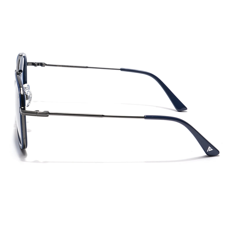 Voyage Select Wayfarer Polarized Sunglasses (Blue Lens | Navy Blue & Grey Frame - SLPMG6257)