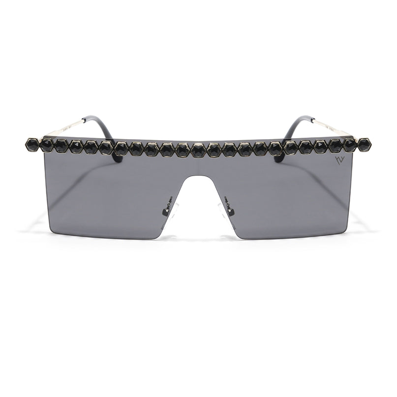 New Design Golden Wayfarer Sunglasses - MG3887