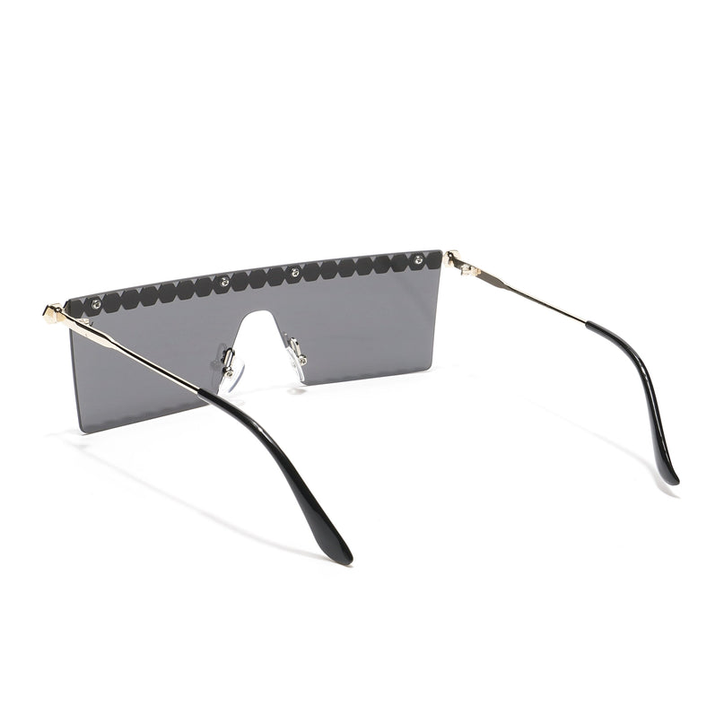 New Design Golden Wayfarer Sunglasses - MG3887