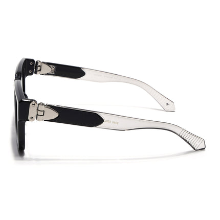 Square Sunglasses for Men & Women (Grey Lens | Black Frame - MG7120)