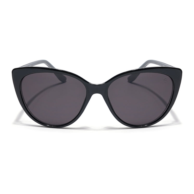Eyejack Black Cateye Sunglasses for Women (35004CL899)