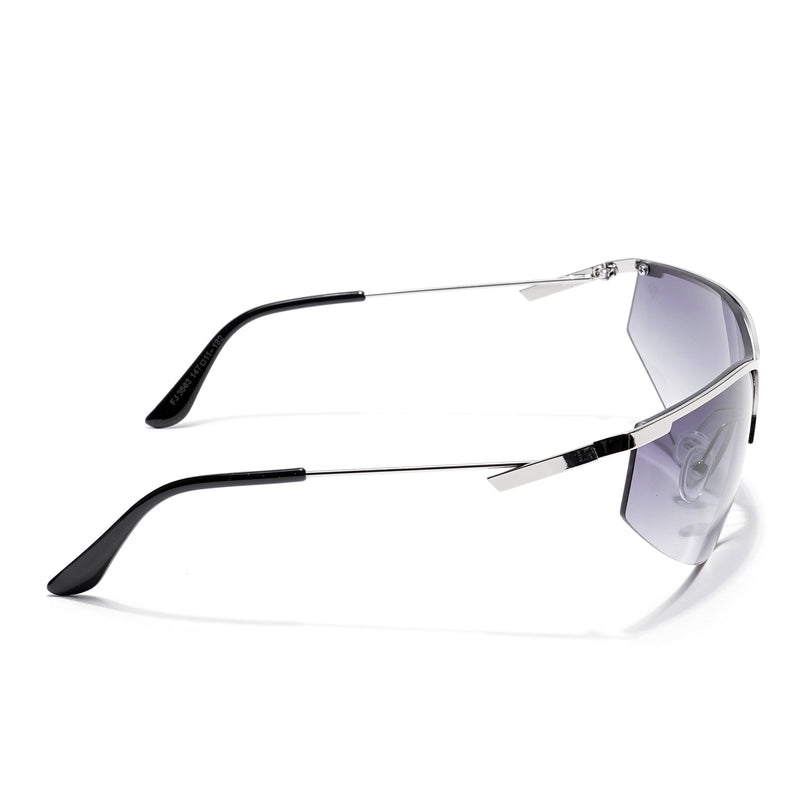 Warp | Grey & Clear Wrap-Around Sunglasses - MG4218