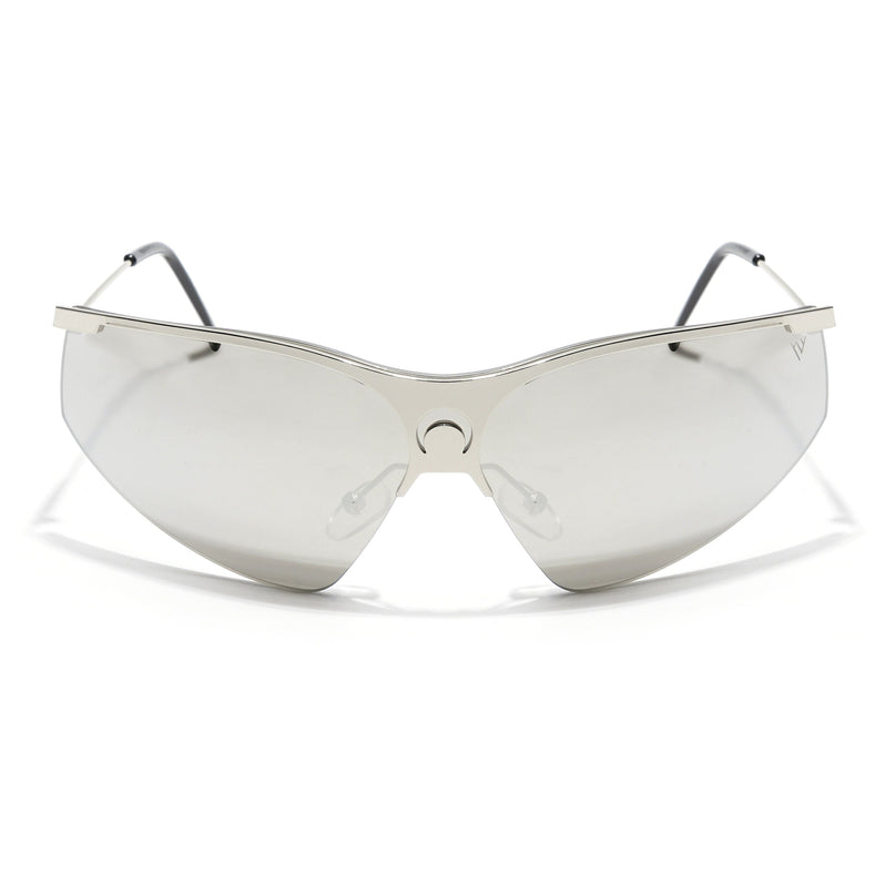 Warp | Grey Wrap-Around Sunglasses - MG4220