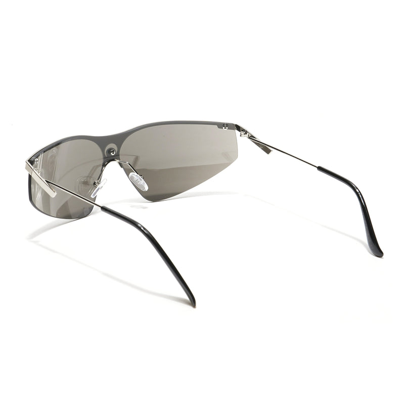 Warp | Grey Wrap-Around Sunglasses - MG4220
