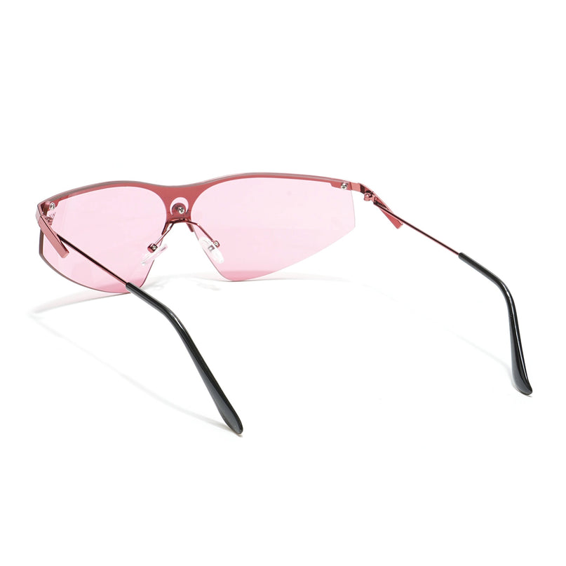 Warp | Red Wrap-Around Sunglasses - MG4221