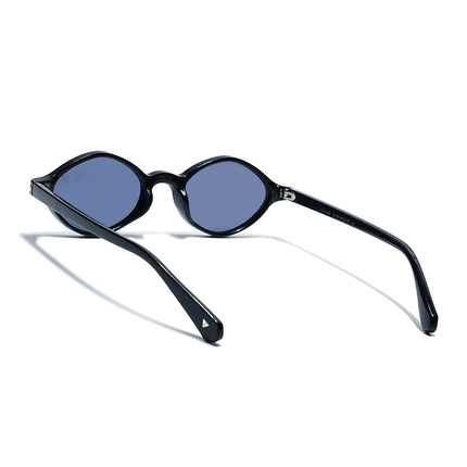 Black Oval Sunglasses | Grey Lens - MG7751