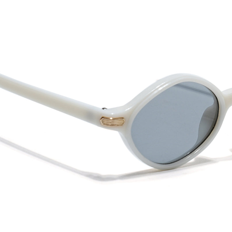 White Oval Sunglasses | MG7753