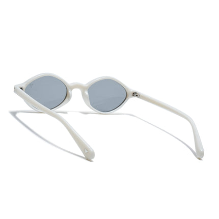 White Oval Sunglasses | MG7753
