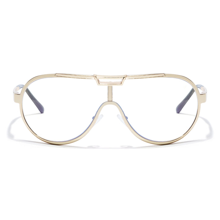 Voyage Golden Wrap Around Eyeglasses for Men & Women - MG5590-C1