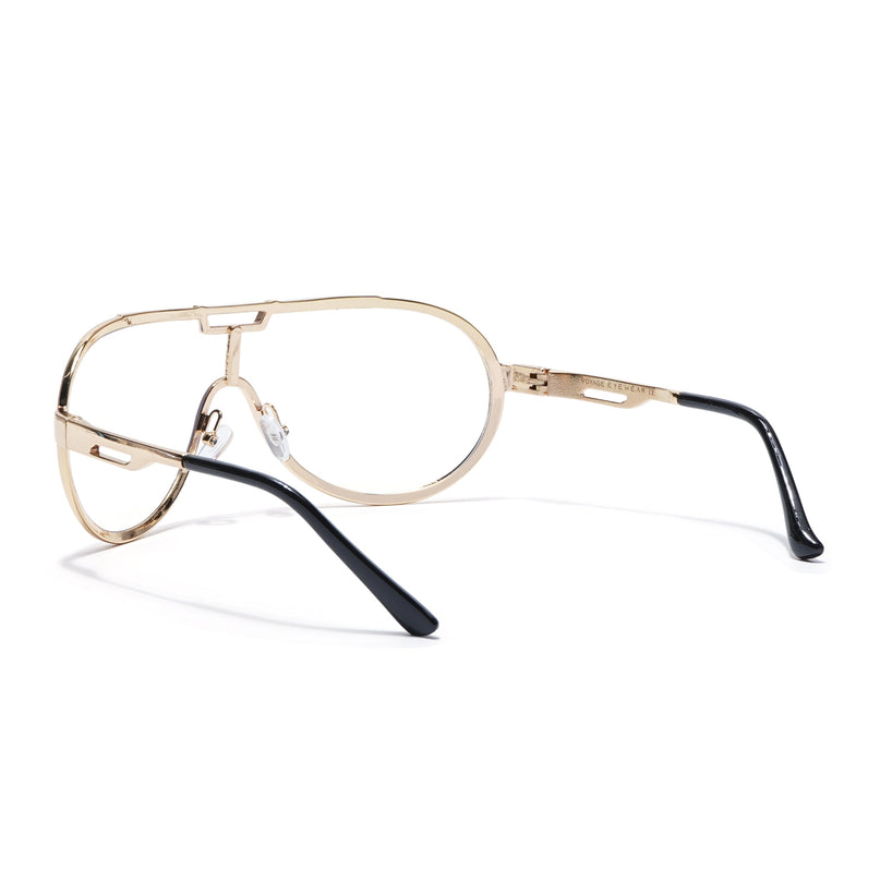 Voyage Golden Wrap Around Eyeglasses for Men & Women - MG5590-C1